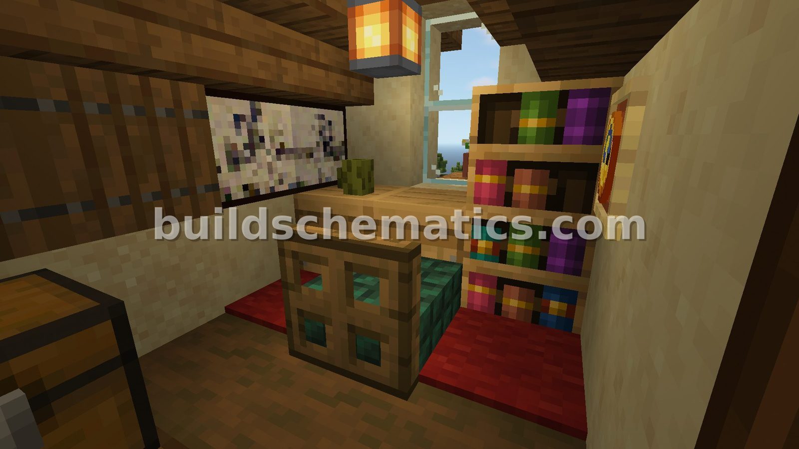 Medieval Rustic Survival Home with Interior — view 4