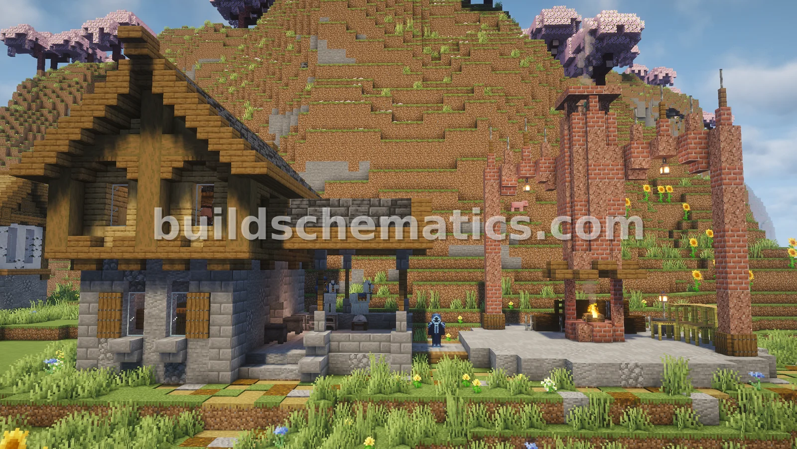 Medieval Forge For Villagers