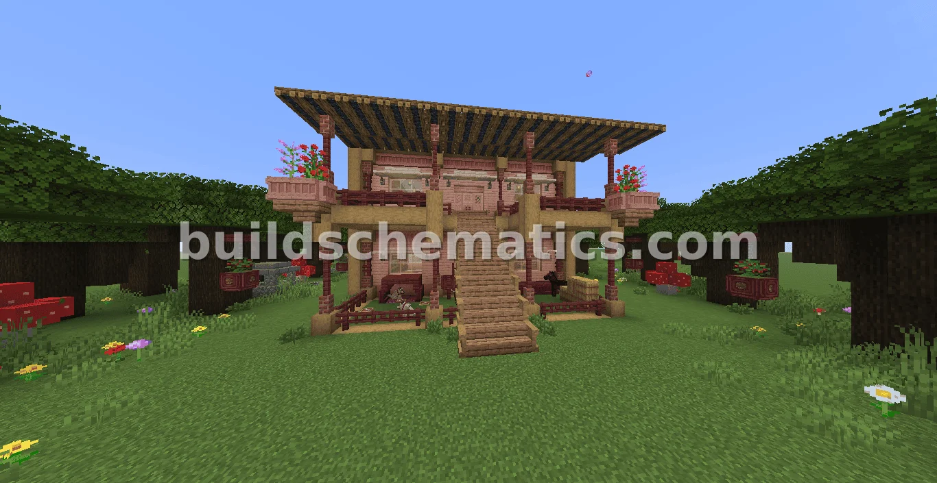 Simple Two Story Casa Rosada — view 2