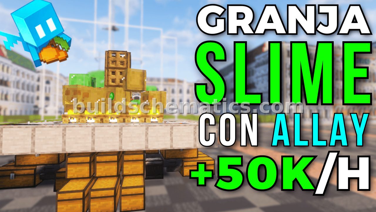 GRANJA de SLIME con ALLAY | 50k/H | POCIONES AUTOMATICAS