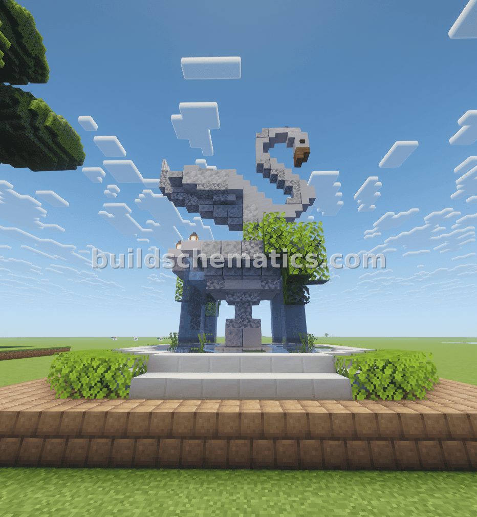 Swan Fountain Structure — view 2