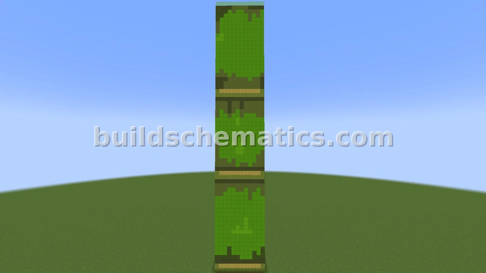 Expandable Bamboo Farm With Giant Decoration
