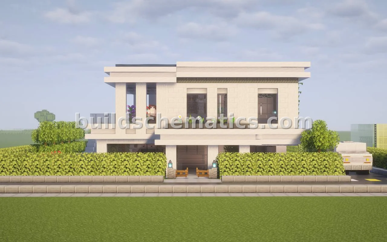 Modern Minimalist White House