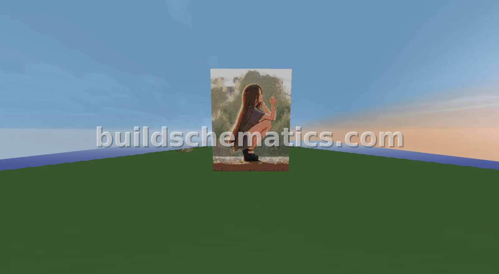 Giant Manga Pixel Art