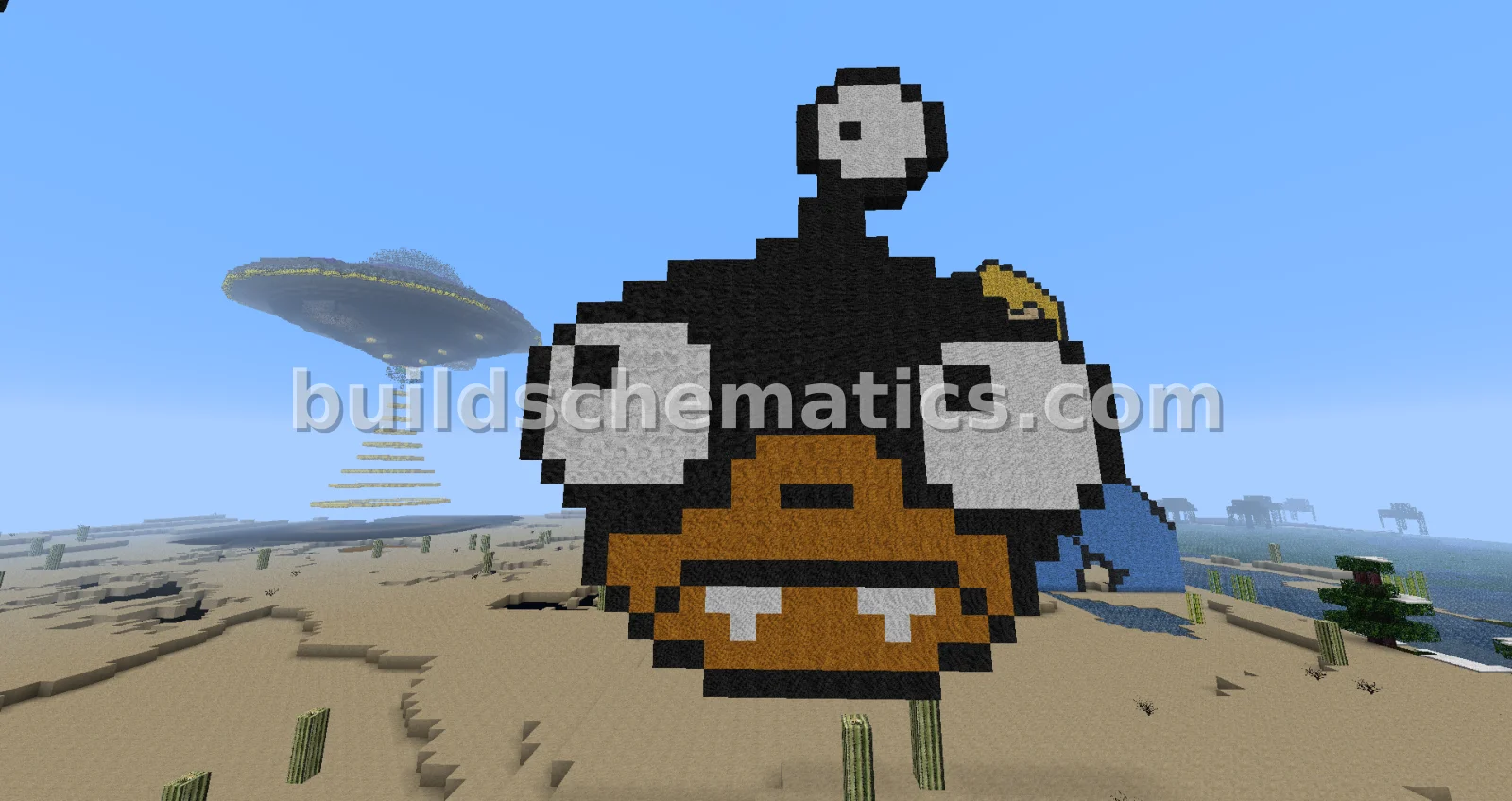 Futurama Nibbler Pixel Art