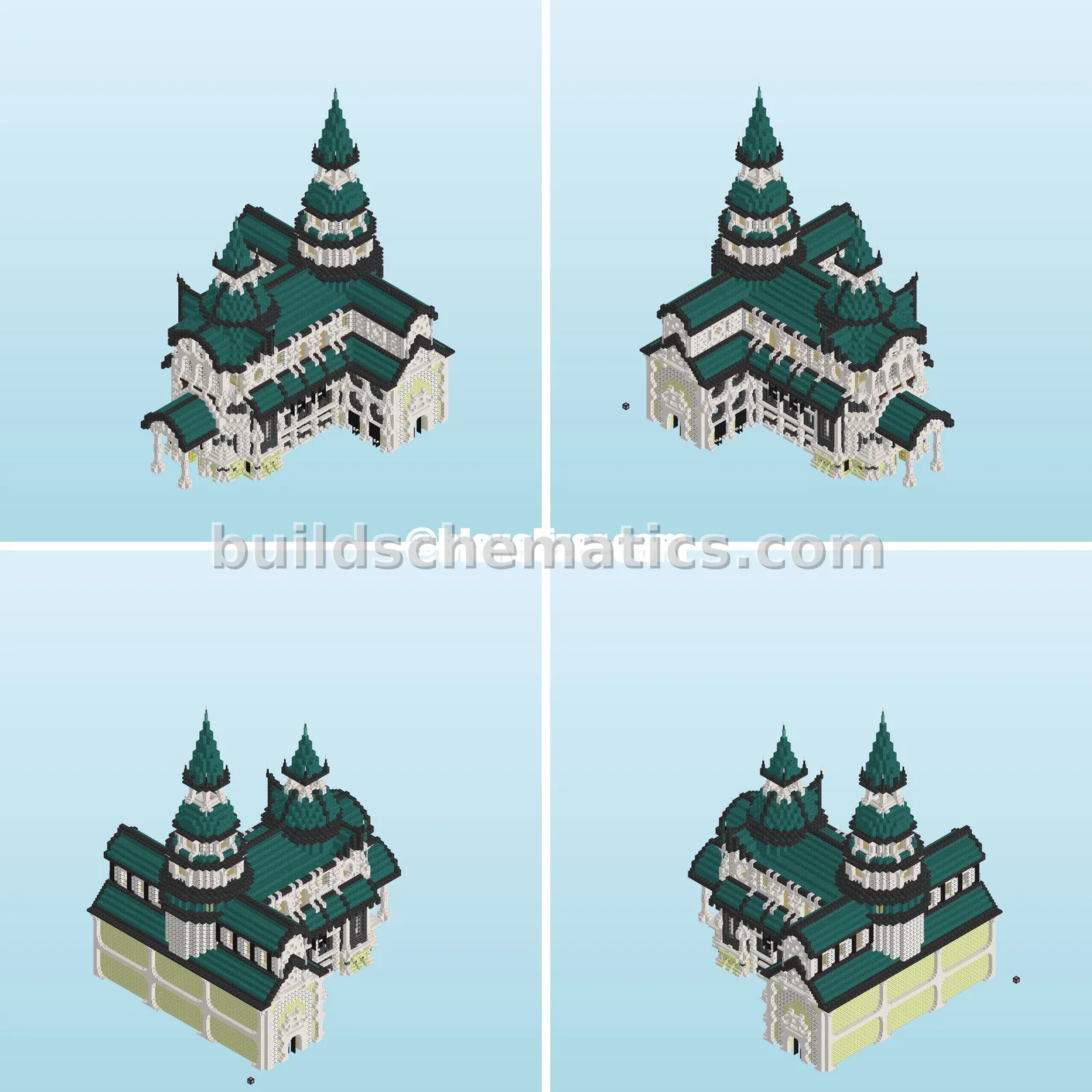 Compact White Palace