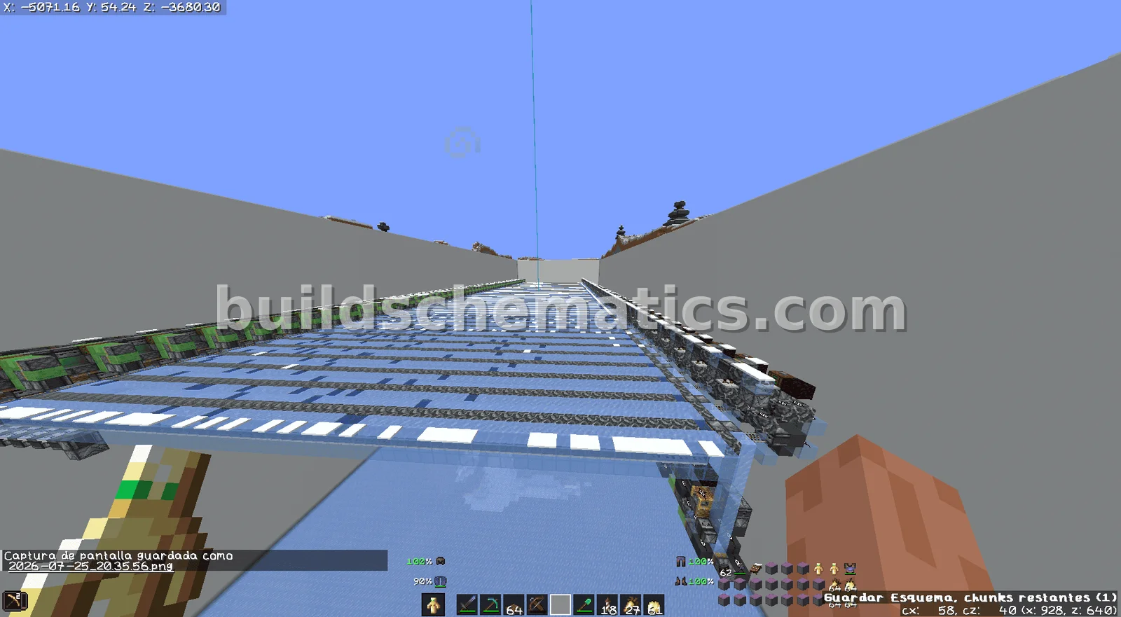Ice Farm With Creeper Station — view 4