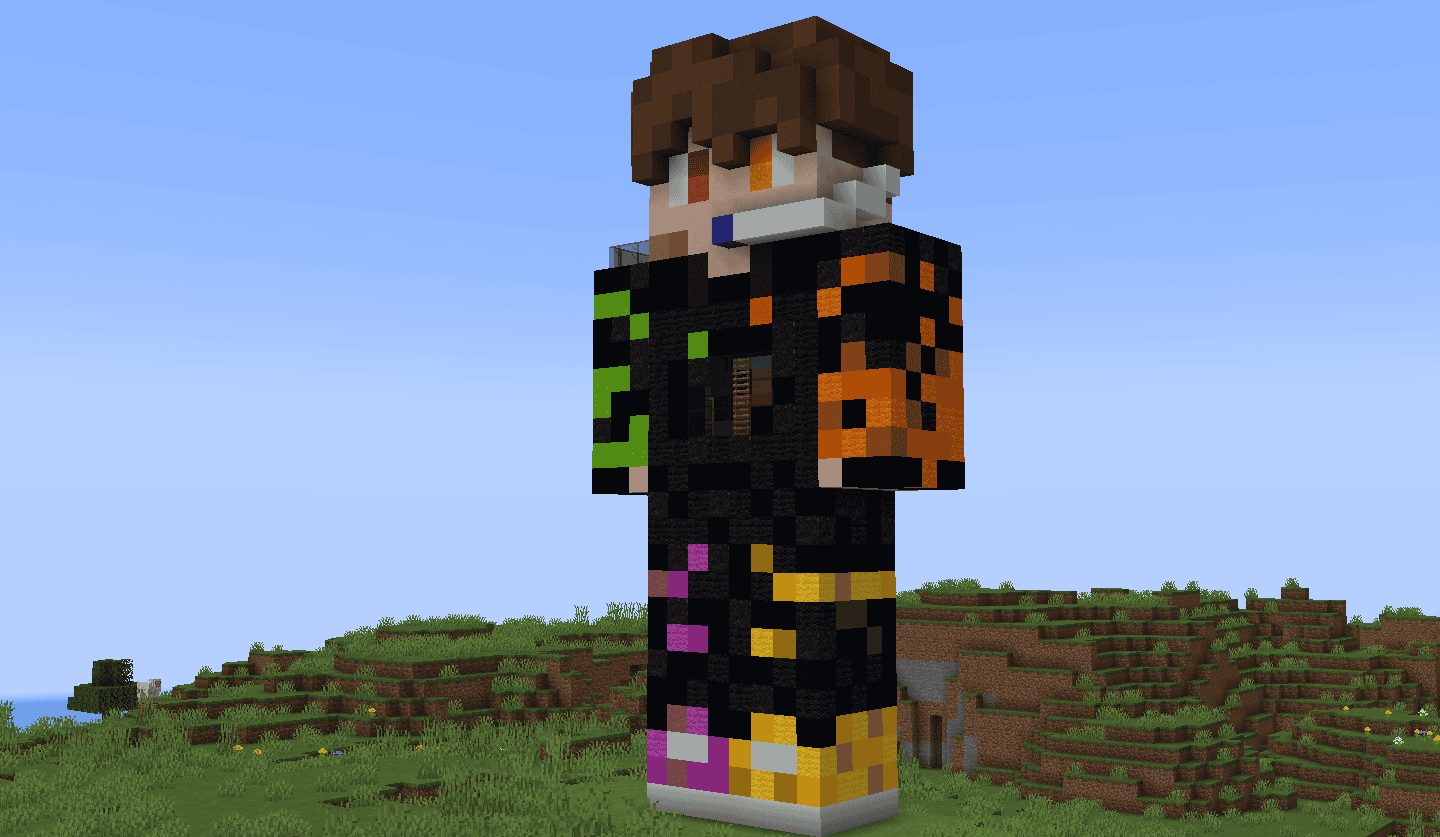 Player Skin Statue House