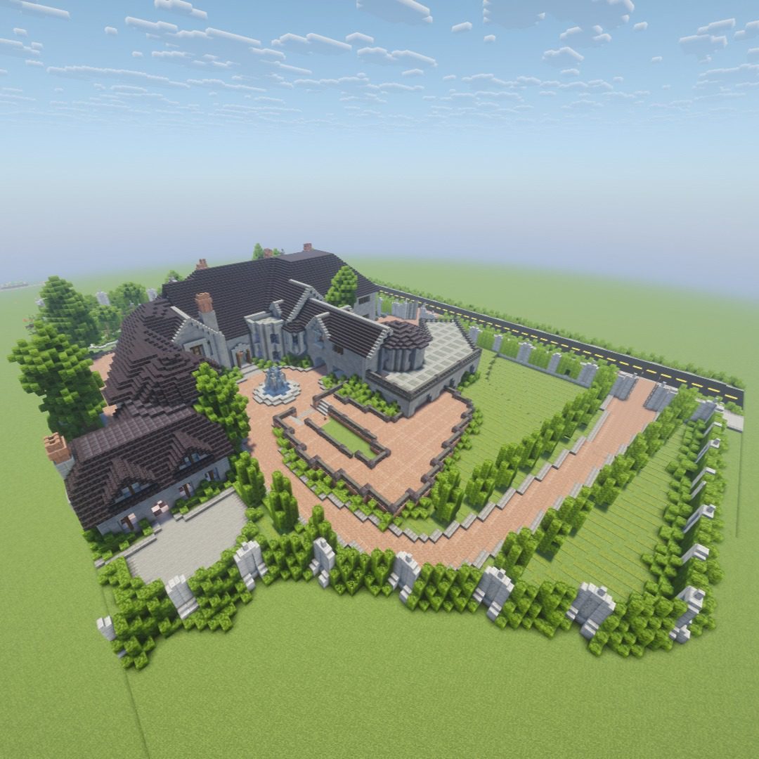 Large Two-Story Luxury Mansion Build
