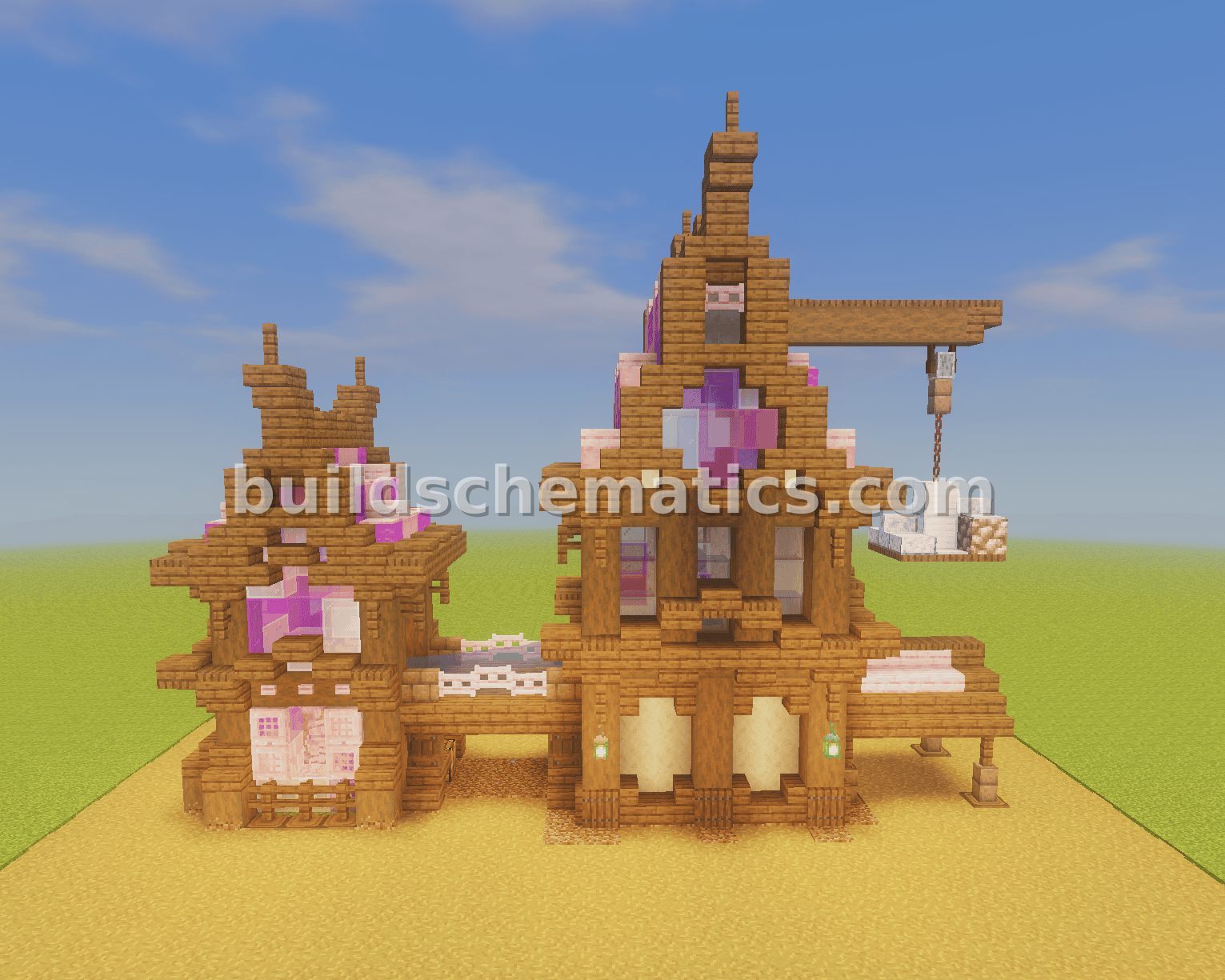 Fantasy Iron Farm Structure — view 2