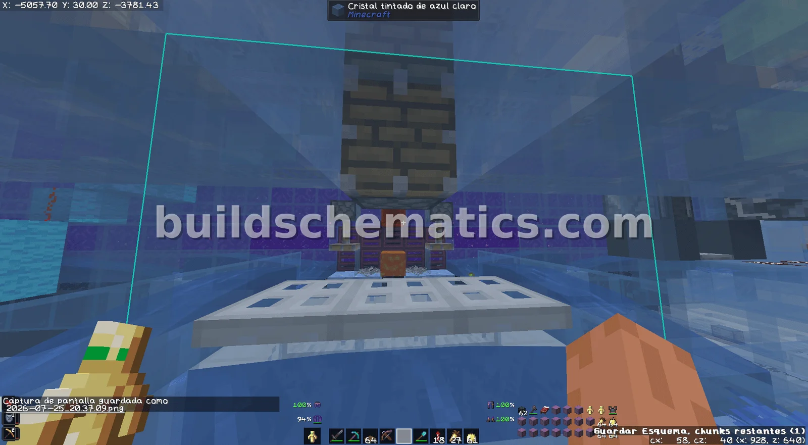 Ice Farm With Creeper Station