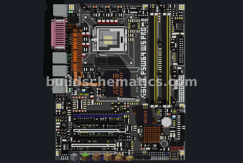 ASUS Professional Workstation Motherboard Schematic — view 2