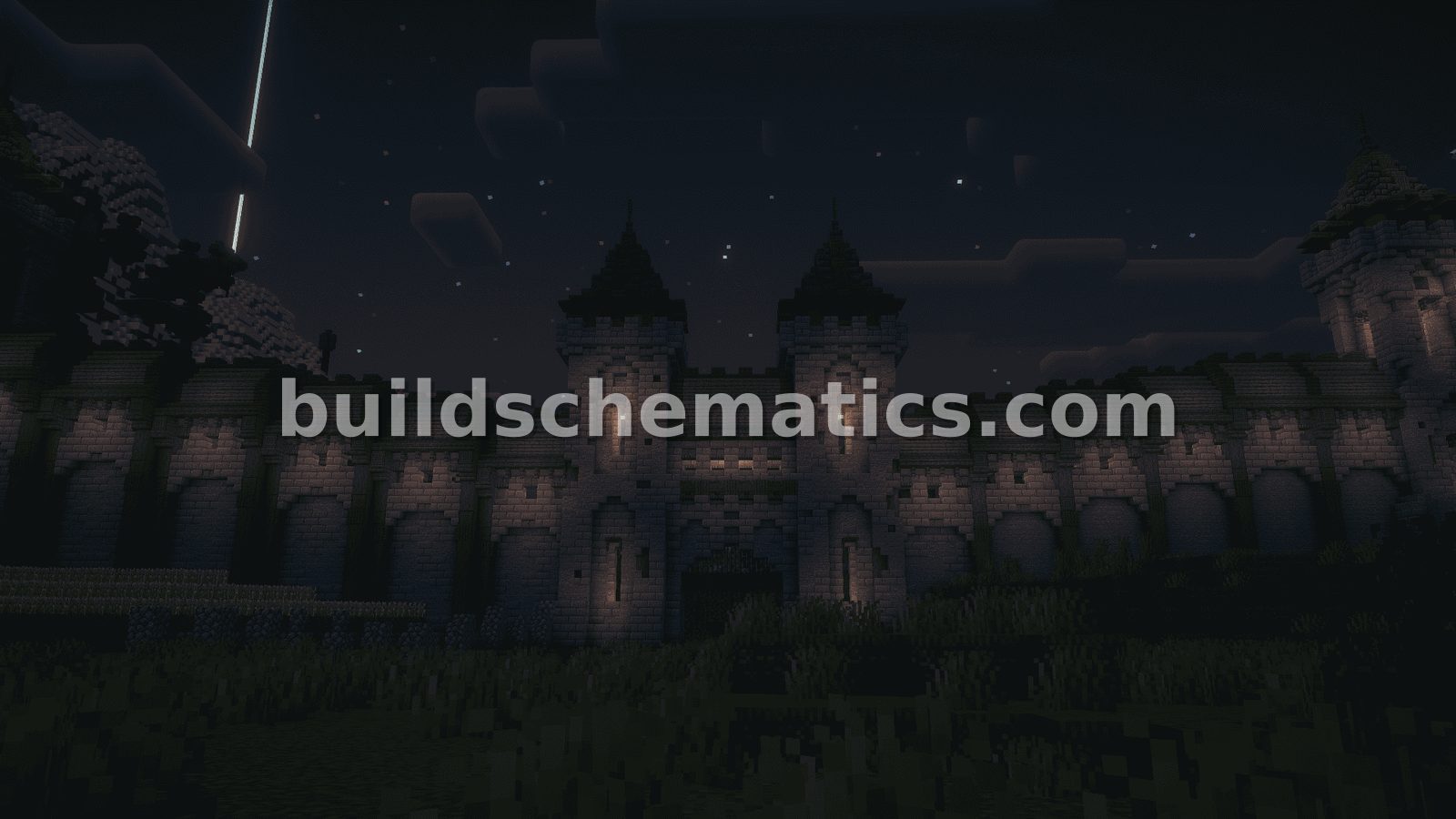 Modular Medieval City Wall Schematic — view 2
