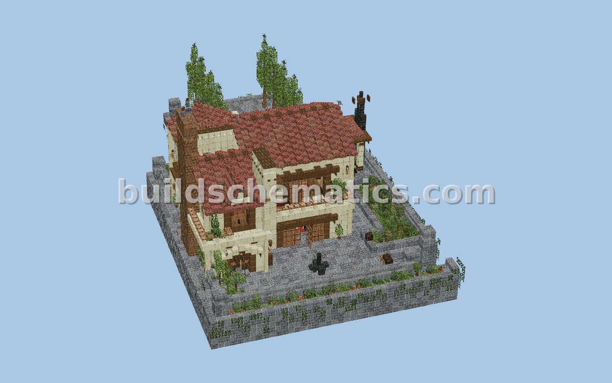 P Tuscan Villa – Rustic Mediterranean Estate