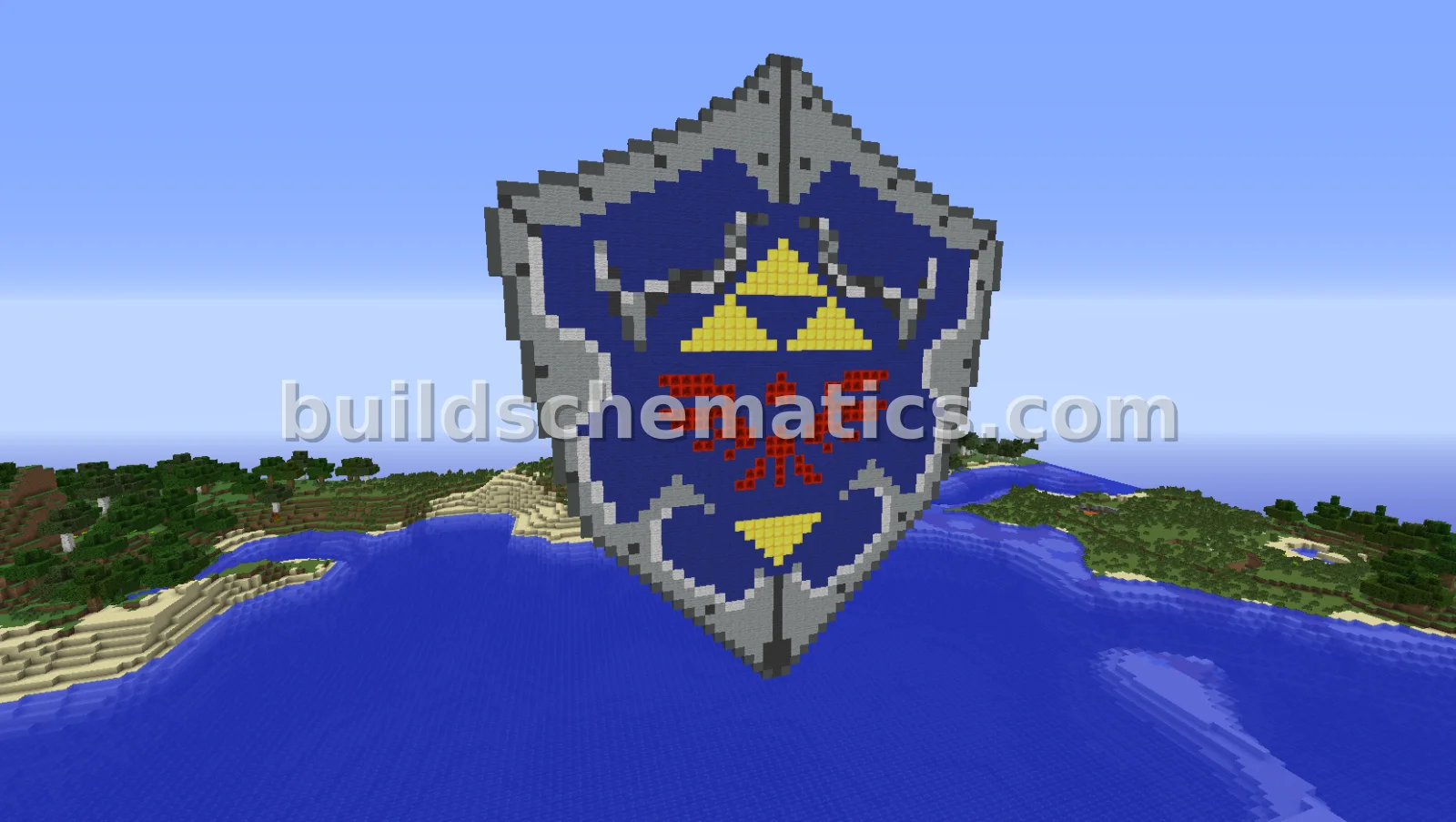 Hylian Shield Pixel Art