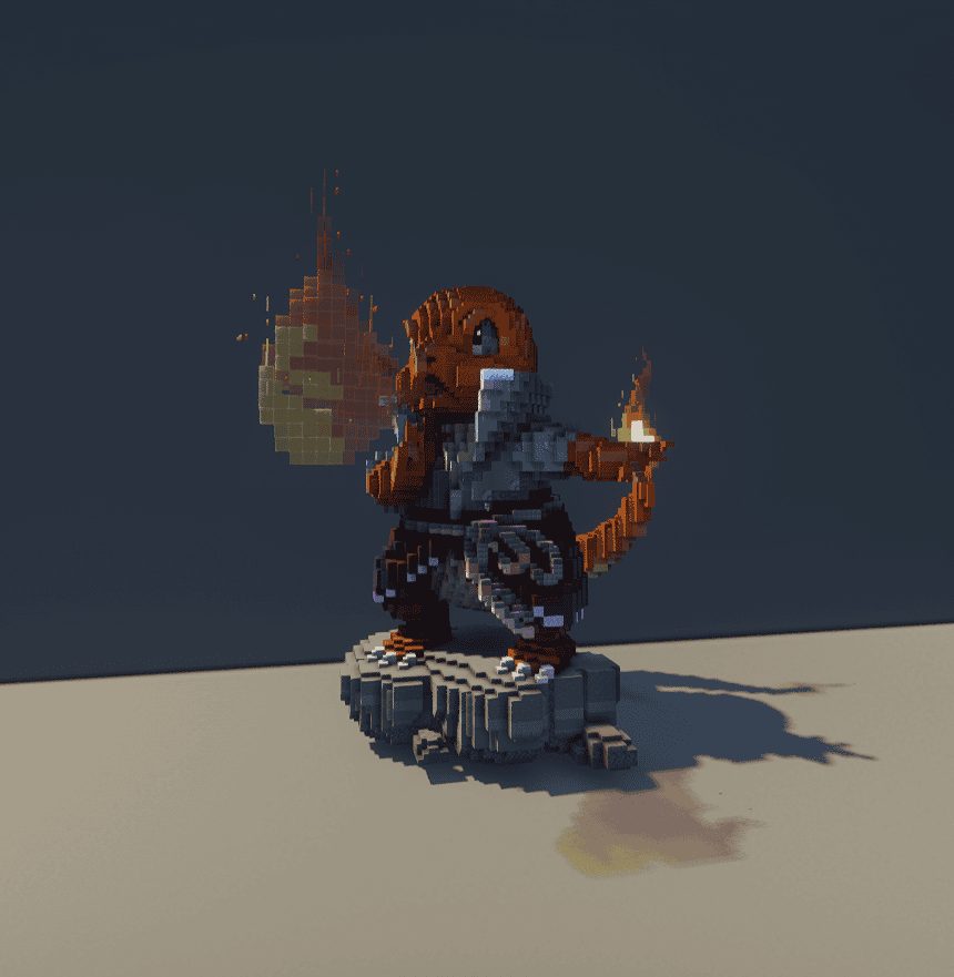 Charmander Statue Build
