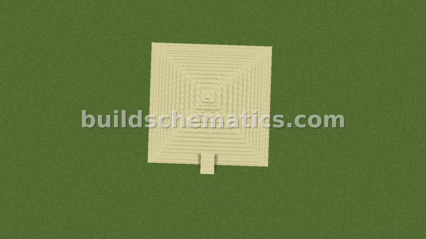 Ancient Desert Pyramid Structure — view 2