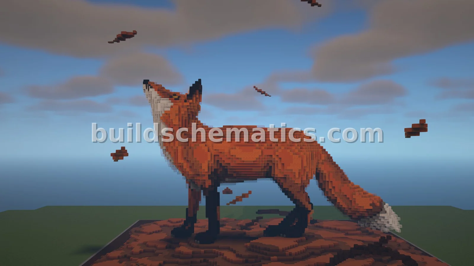 Organic Fox Sculpture