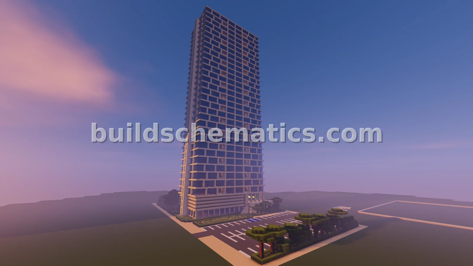 Modern Apartment Tower with Amenities — view 2