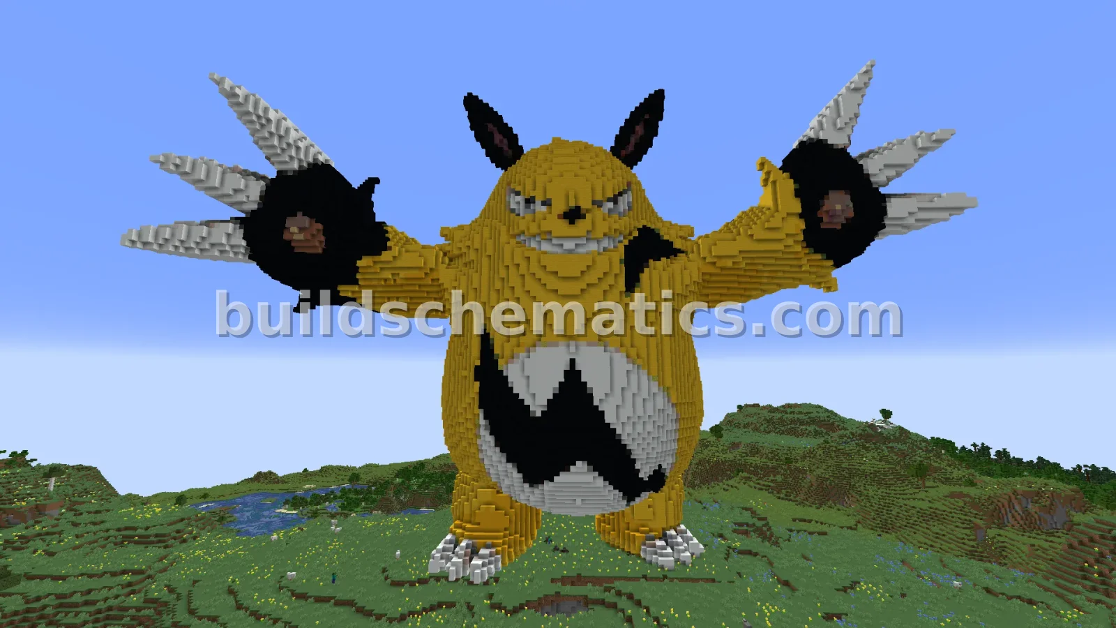 Grizzbolt Statue - Epic Minecraft Build — view 4
