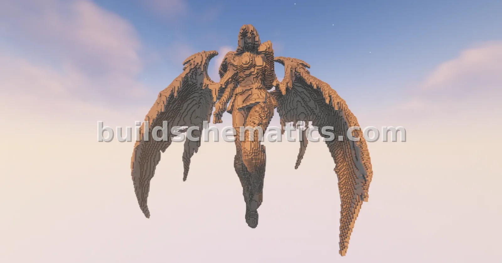 Demons Girls Statue Minecraft Build