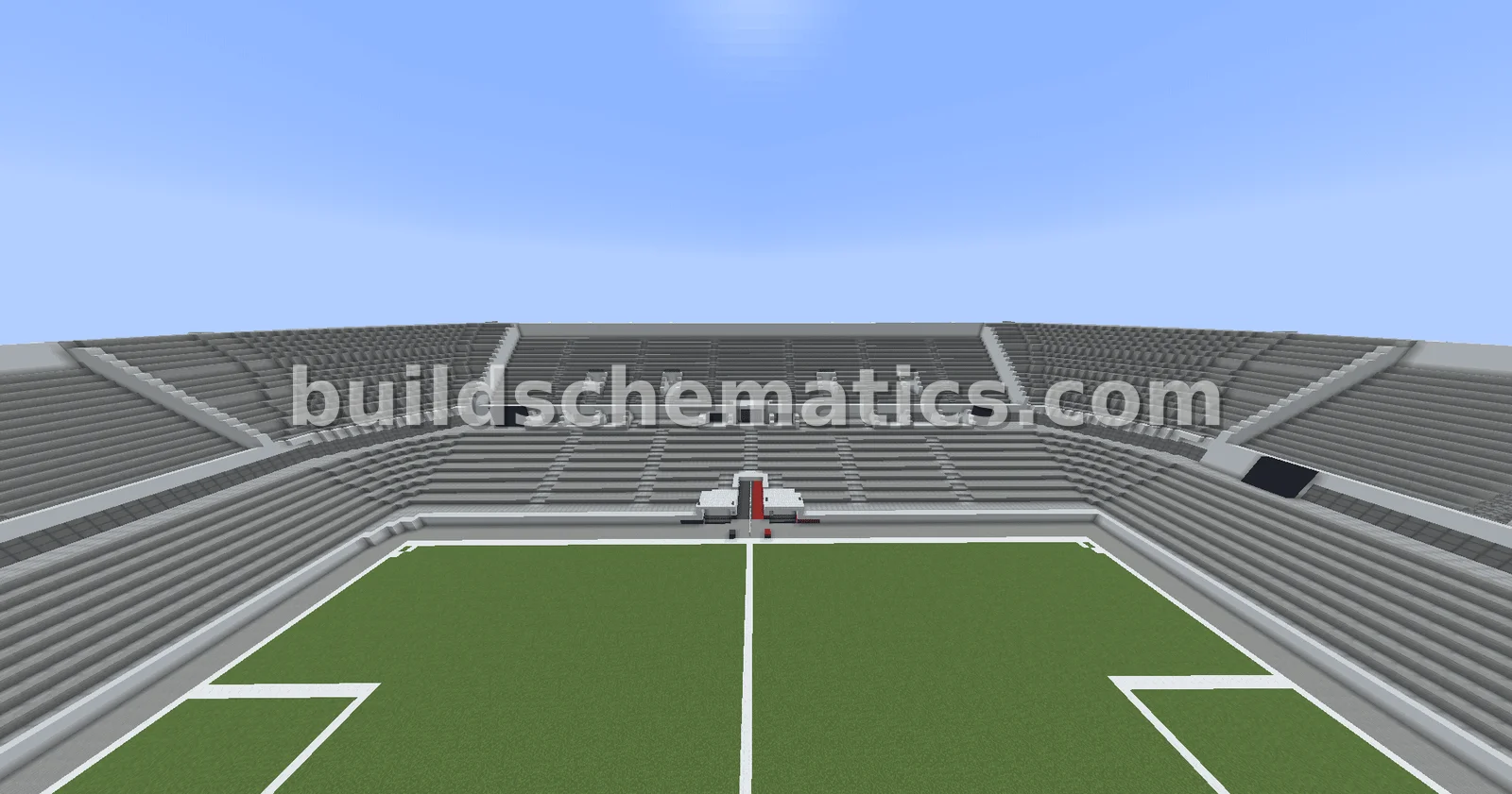 Football Stadium With Stands