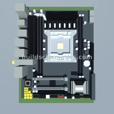 ASUS X99-M WS Motherboard Replica — view 3