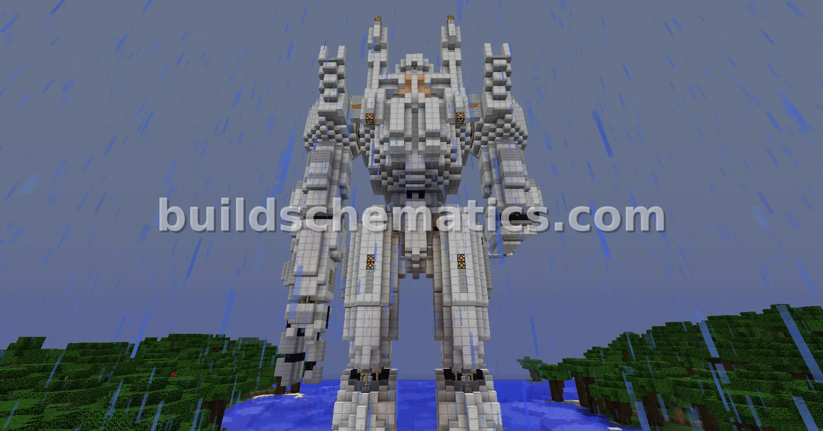 Jaeger Mech with Arm Cannon — view 2