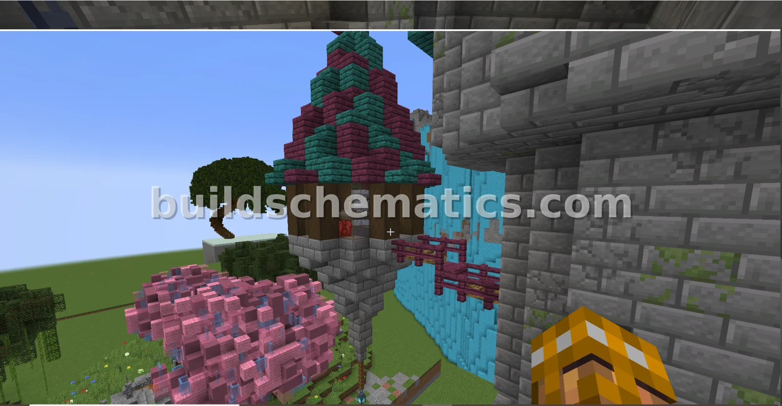 Fantasy Wizard Tower With Interior — view 4