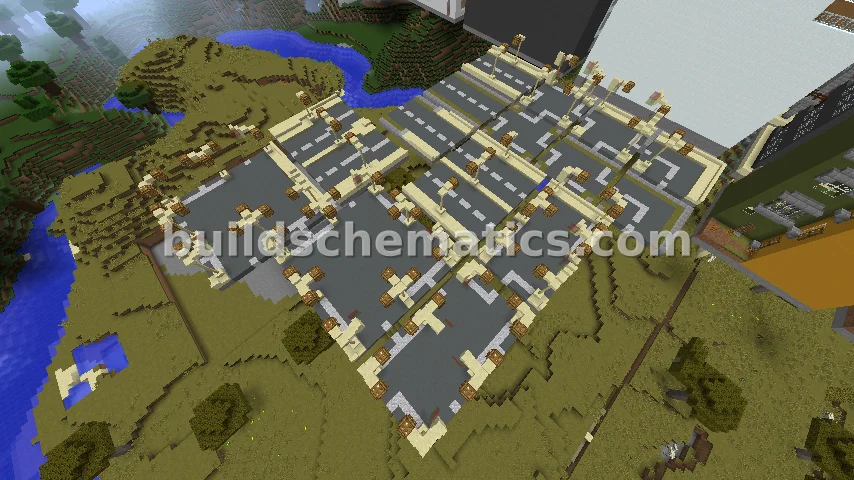 City Road Kit for Town Building