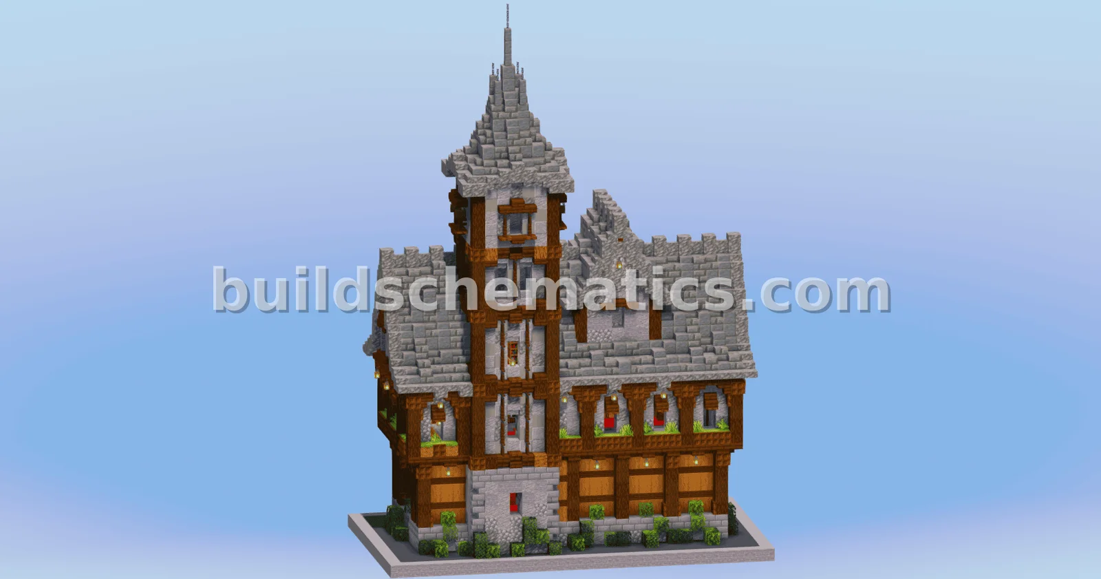 Medieval Tuff Bricks Town Hall