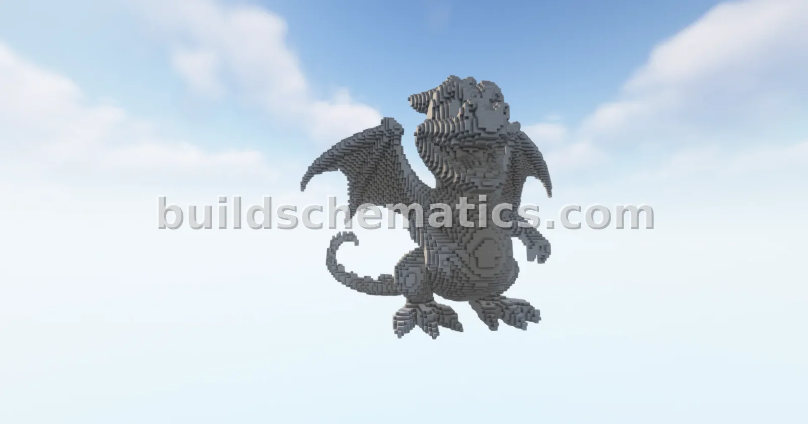 Smiling Dragon Statue Build — view 2