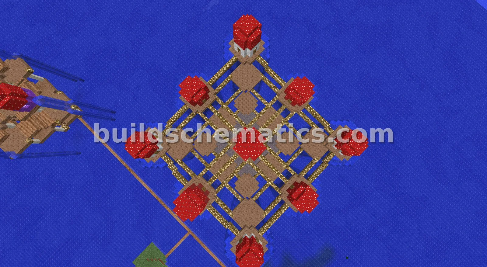 Fantasy Mushroom Town - Huge Build — view 2