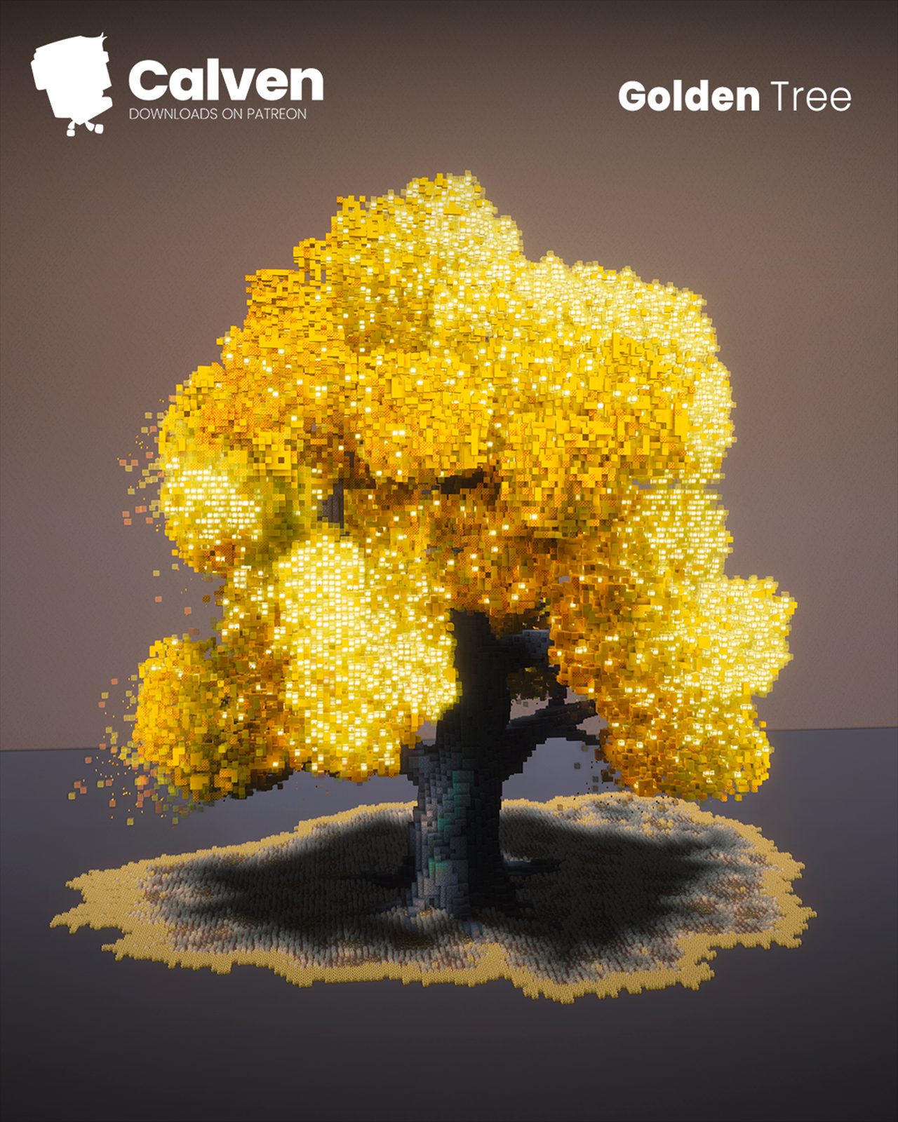 Golden Decorative Tree