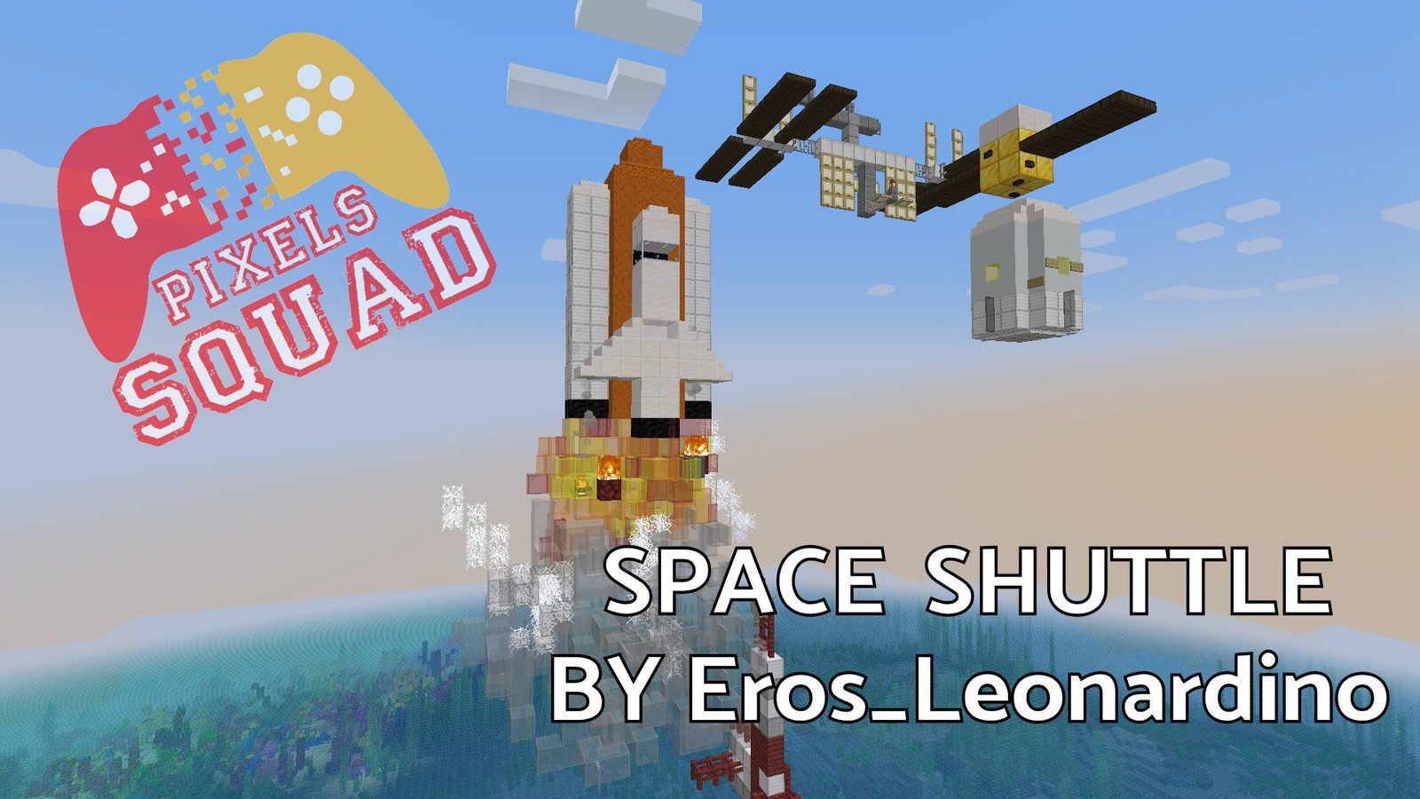 Space Shuttle and Moon Display