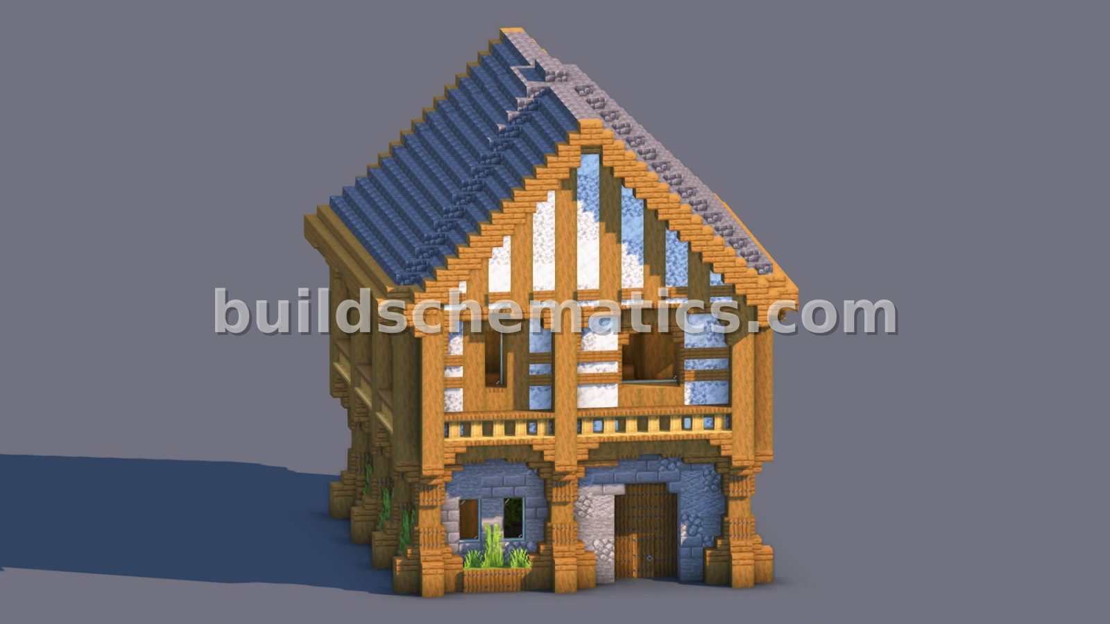 Detailed Medieval Home Survival Build with Interior