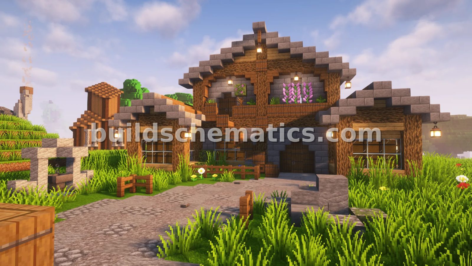 Minecraft Storage House Build