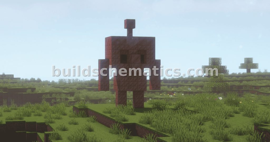 Small Copper Golem Statue — view 2
