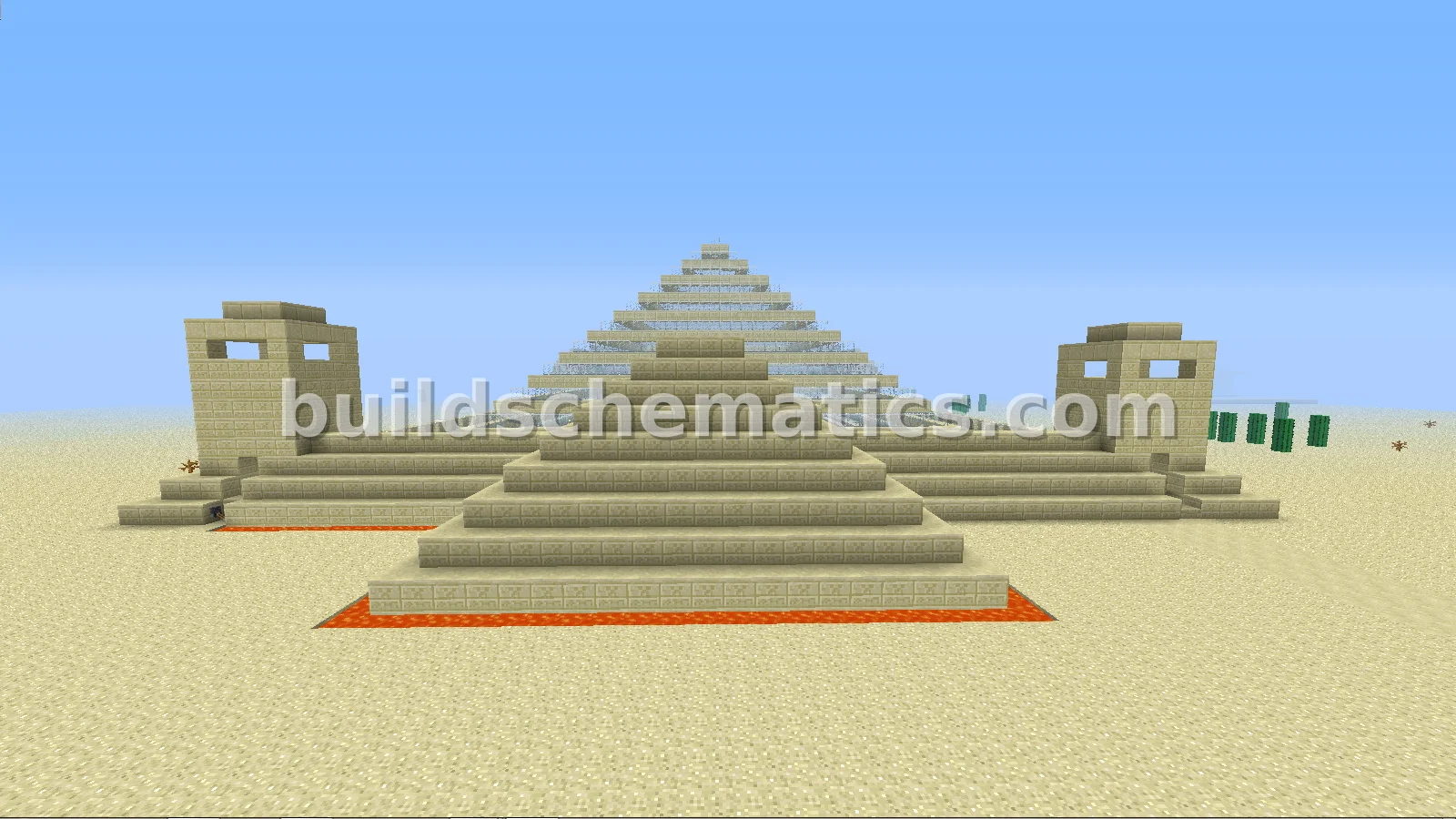 Ancient Pyramid Complex with Underground Dungeon — view 2