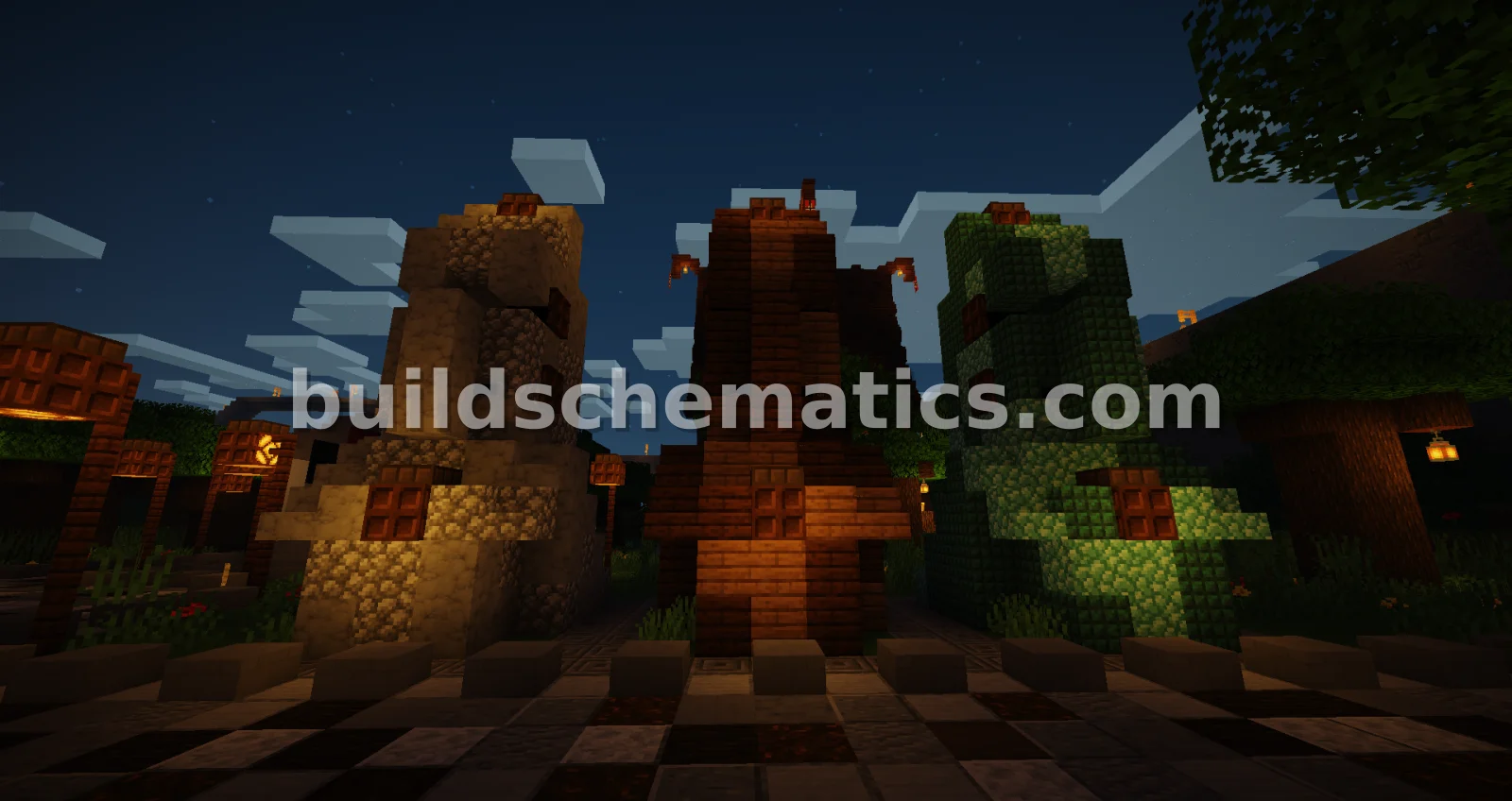 Moai Statues: Three Designs — view 3