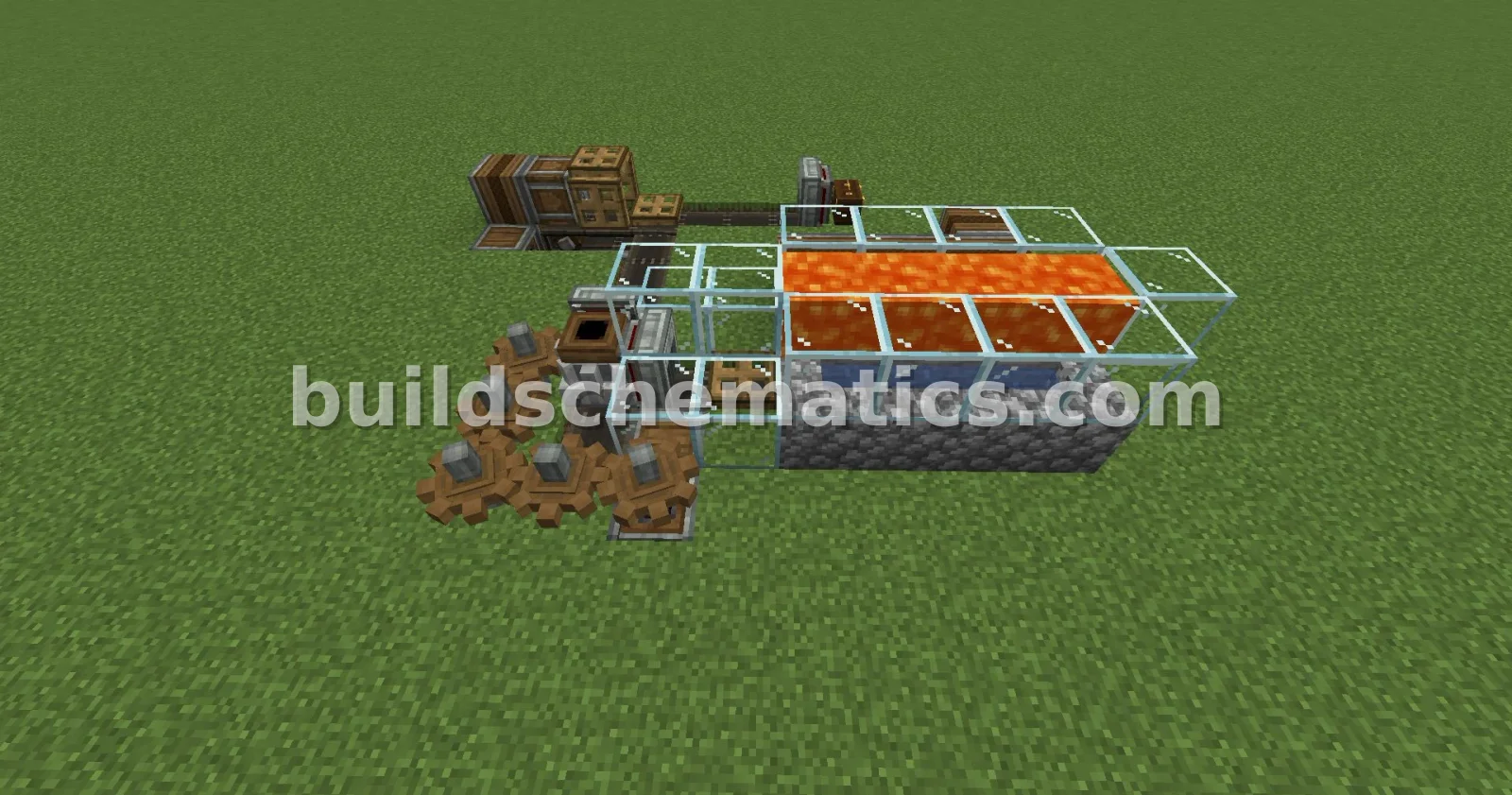 Simple Iron Farm - 208 Blocks — view 3