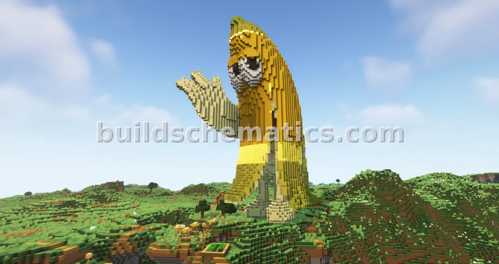 Xananab Statue Minecraft Build — view 5