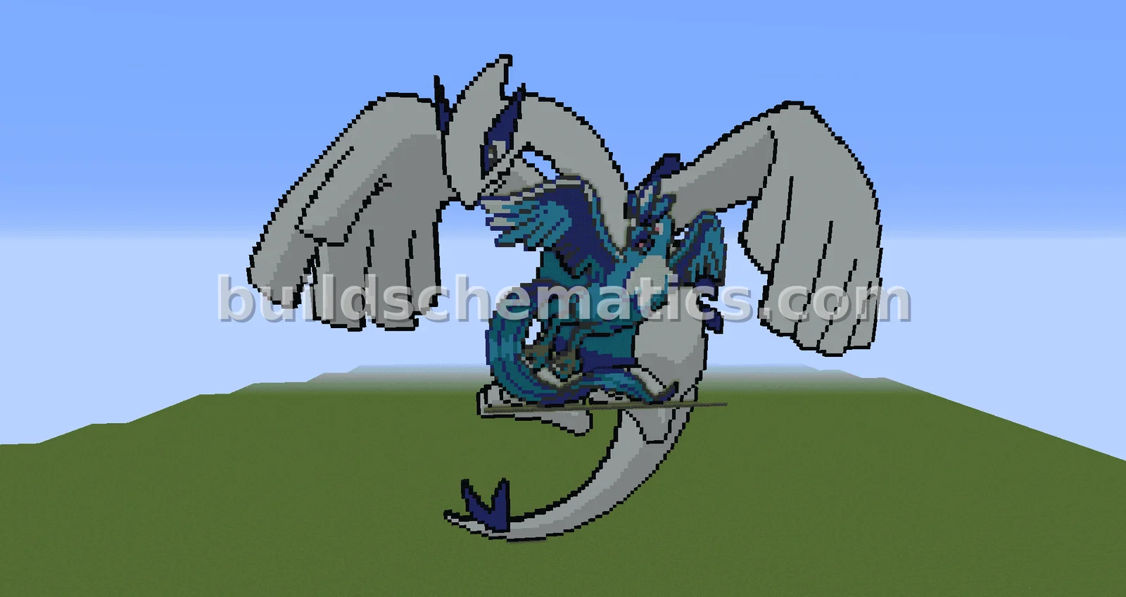 Lugia Pixel Art — view 2