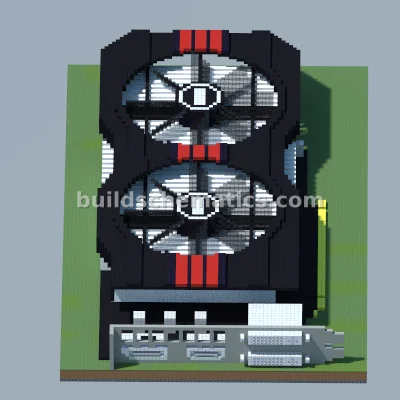Pixel Art Graphics Card Replica — view 3