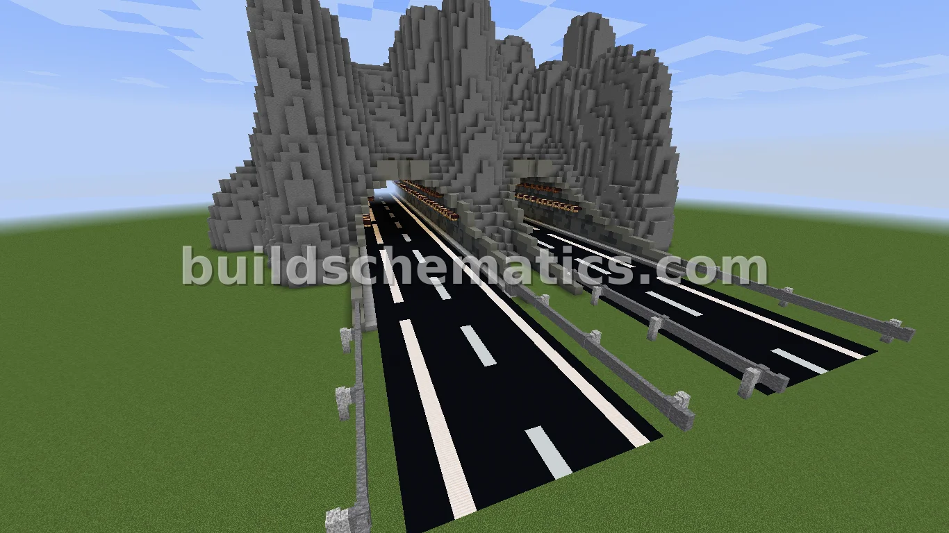 Realistic Highway Tunnel For Minecraft — view 2