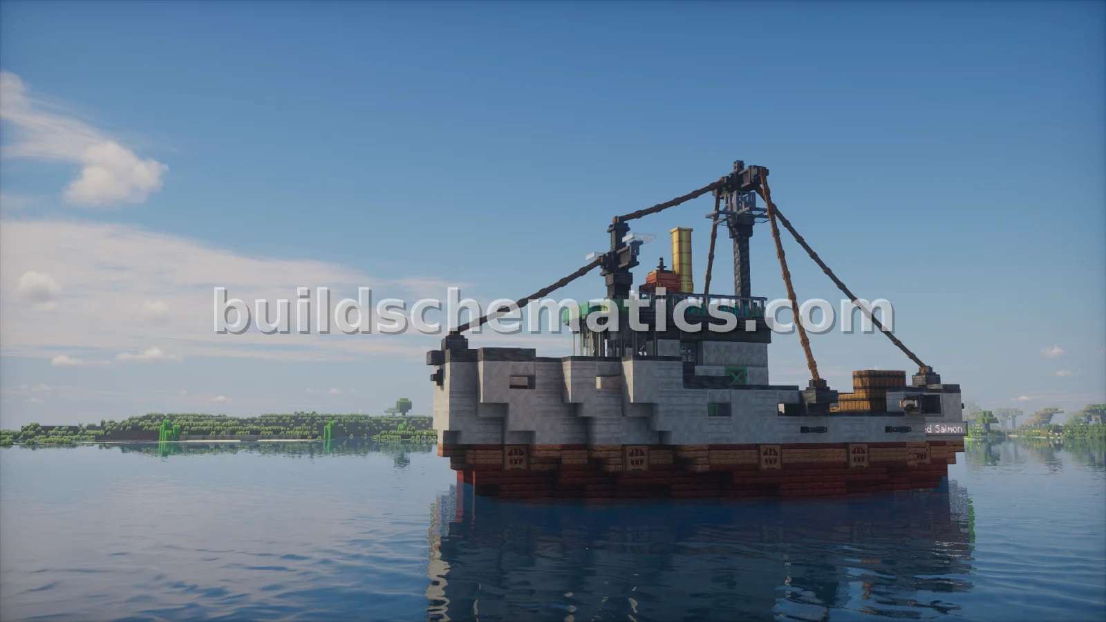 Red Salmon Fishing Vessel — view 2