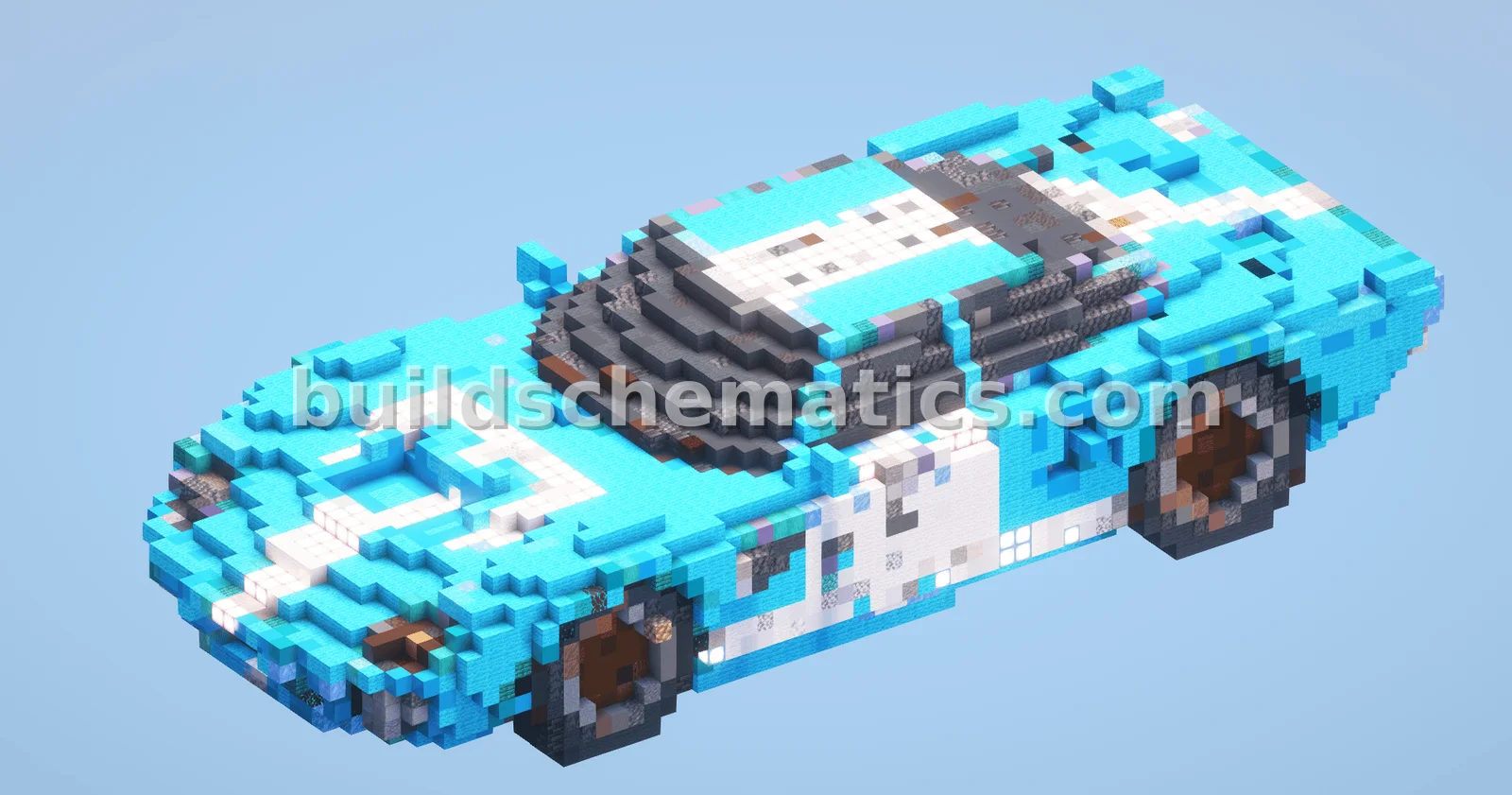 Blue Racecar Vehicle