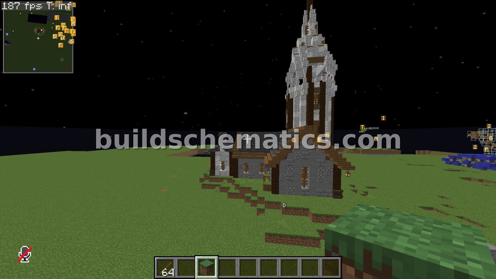 Mountain Base with Lookout Tower