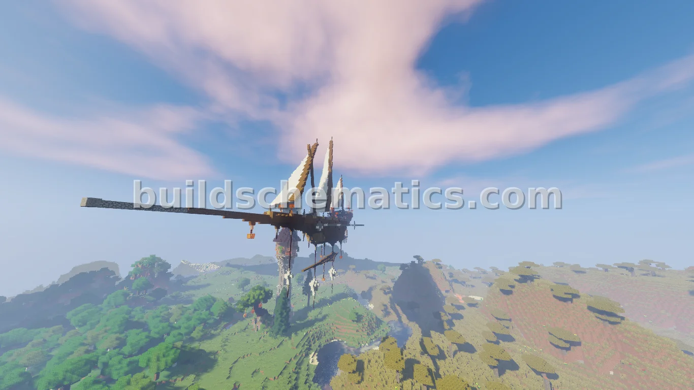 Sky Wanderer Flying Ship — view 2