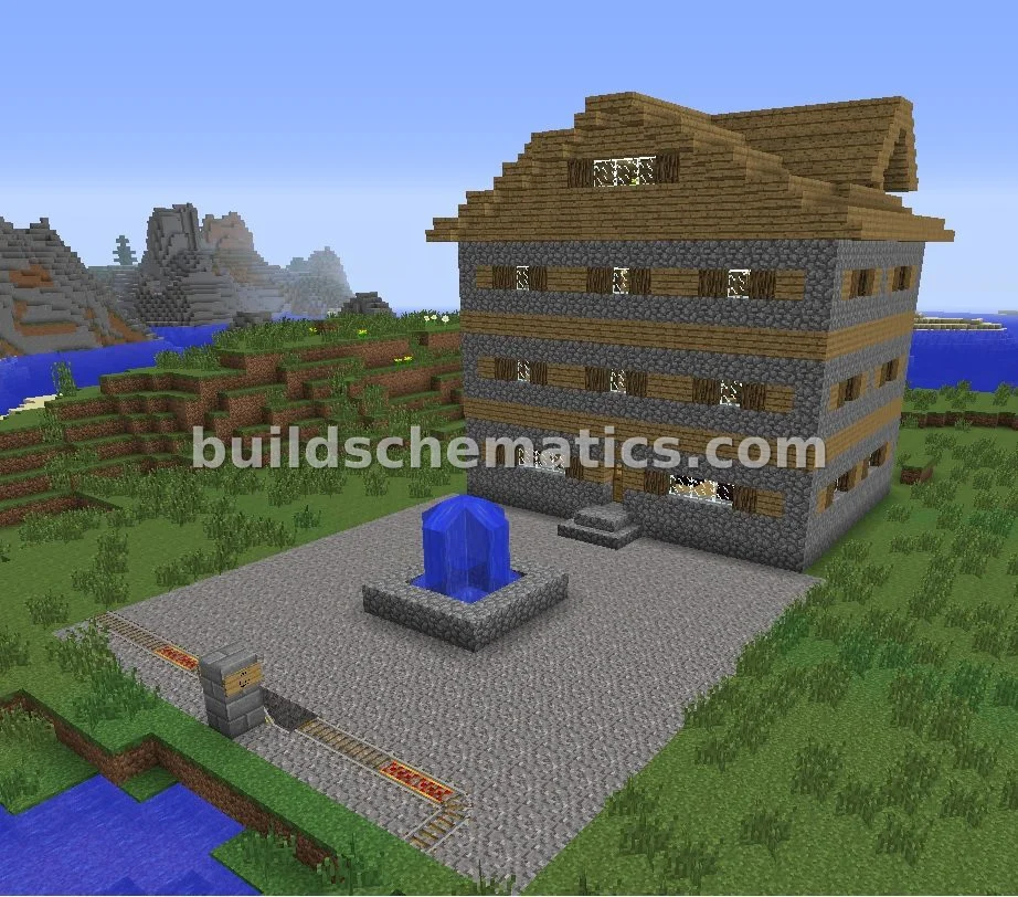 Medieval Inn With Train Stop